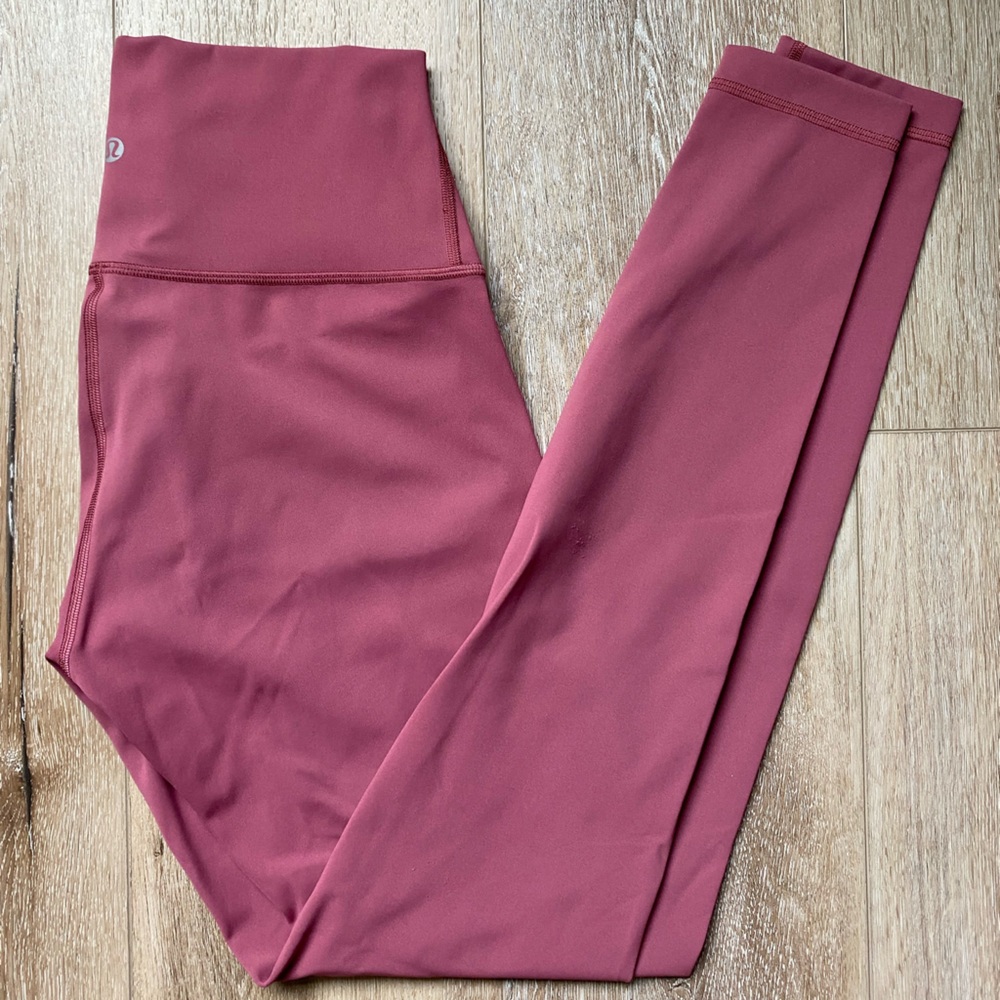 Lululemon Plum Wunder Under Leggings